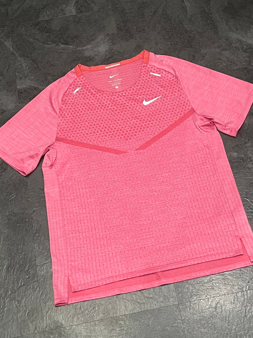 Pink Nike Men’s Dri Fit ADV Running T Shirt