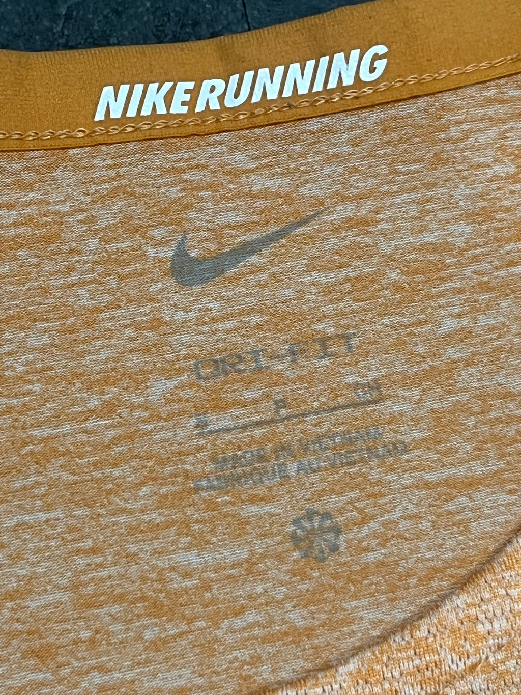 Orange Nike Men’s Dri Fit Rise 365 Running T Shirt