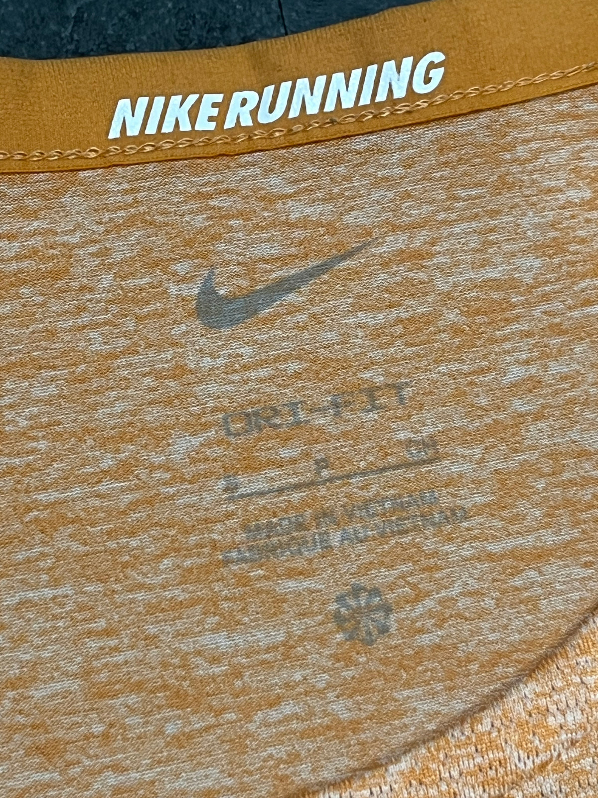 Orange Nike Men’s Dri Fit Rise 365 Running T Shirt