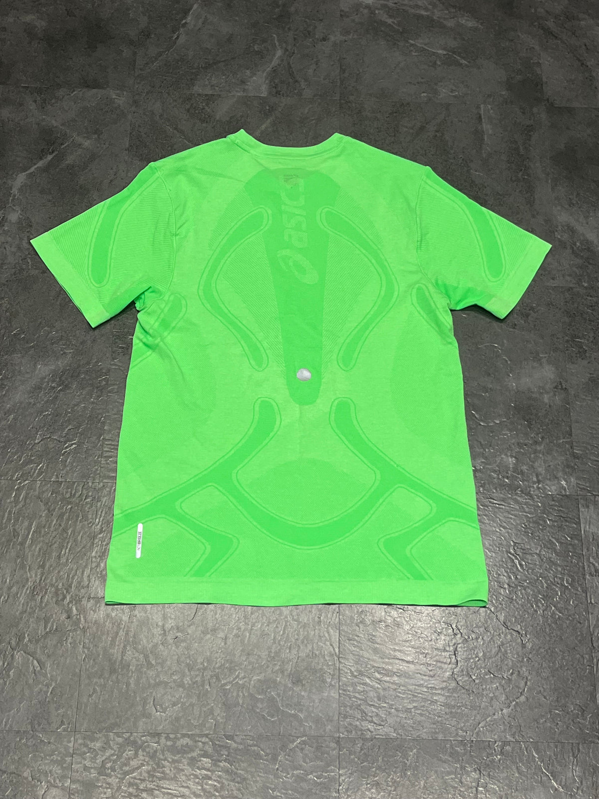 Green Asics Men’s Seamless Actibreeze SS Running T Shirt