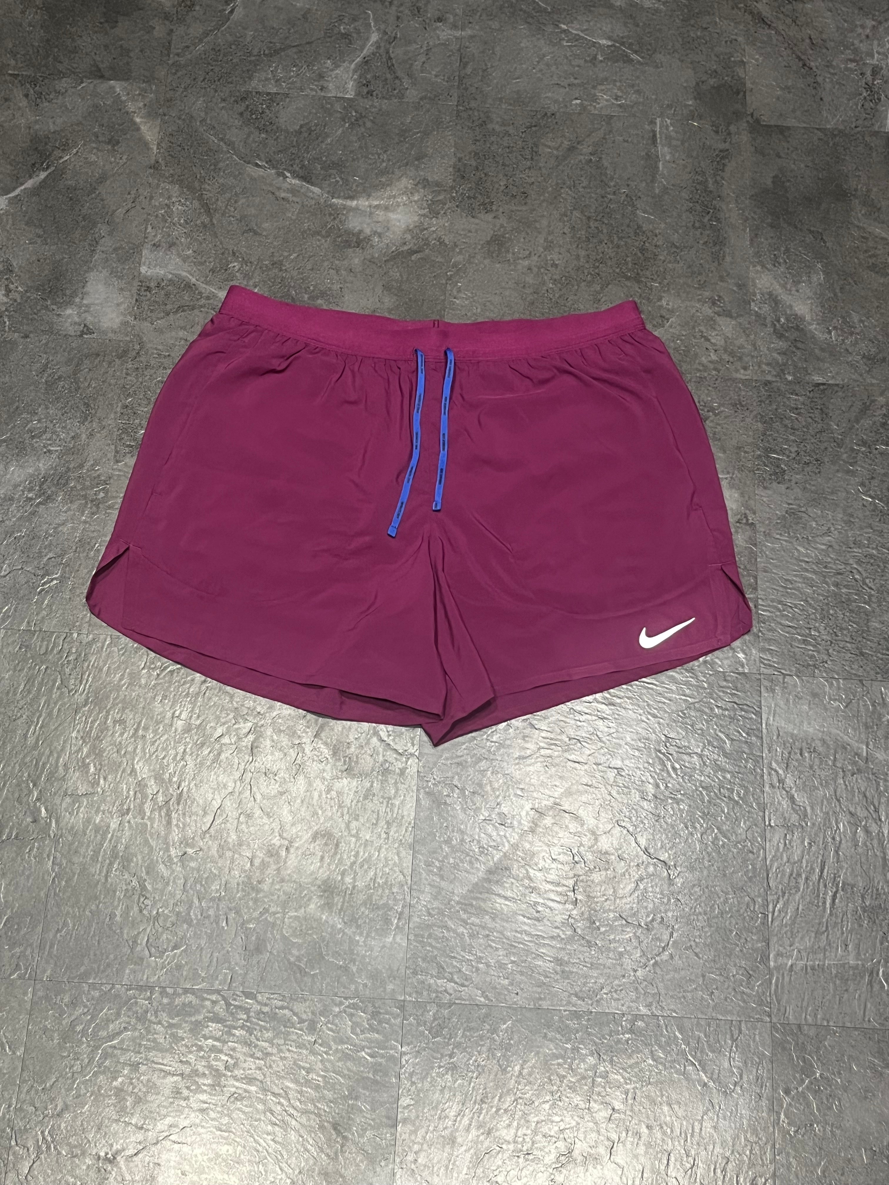 Purple Sangria Nike Men’s Dri Fit Flex Stride 5” Brief Lined Running Shorts