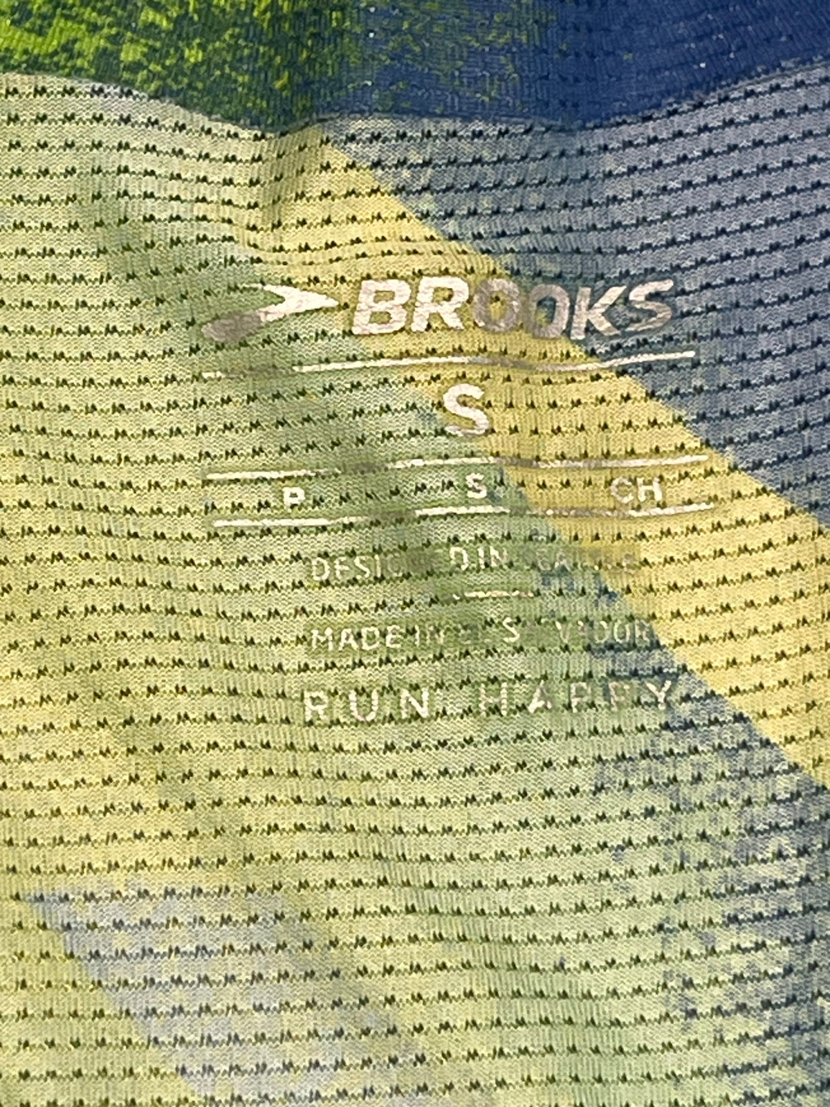 Green & Blue Brooks Men’s Pro Elite Racing Singlet