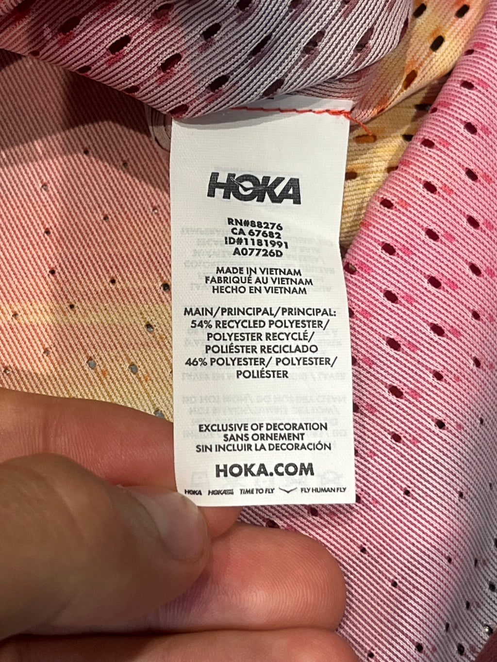 Hoka Women’s Race Day Lightweight Racing Singlet