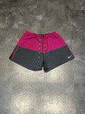 Magenta & Dark Grey Nike Men’s Dri Fit Brief Lined Running Shorts