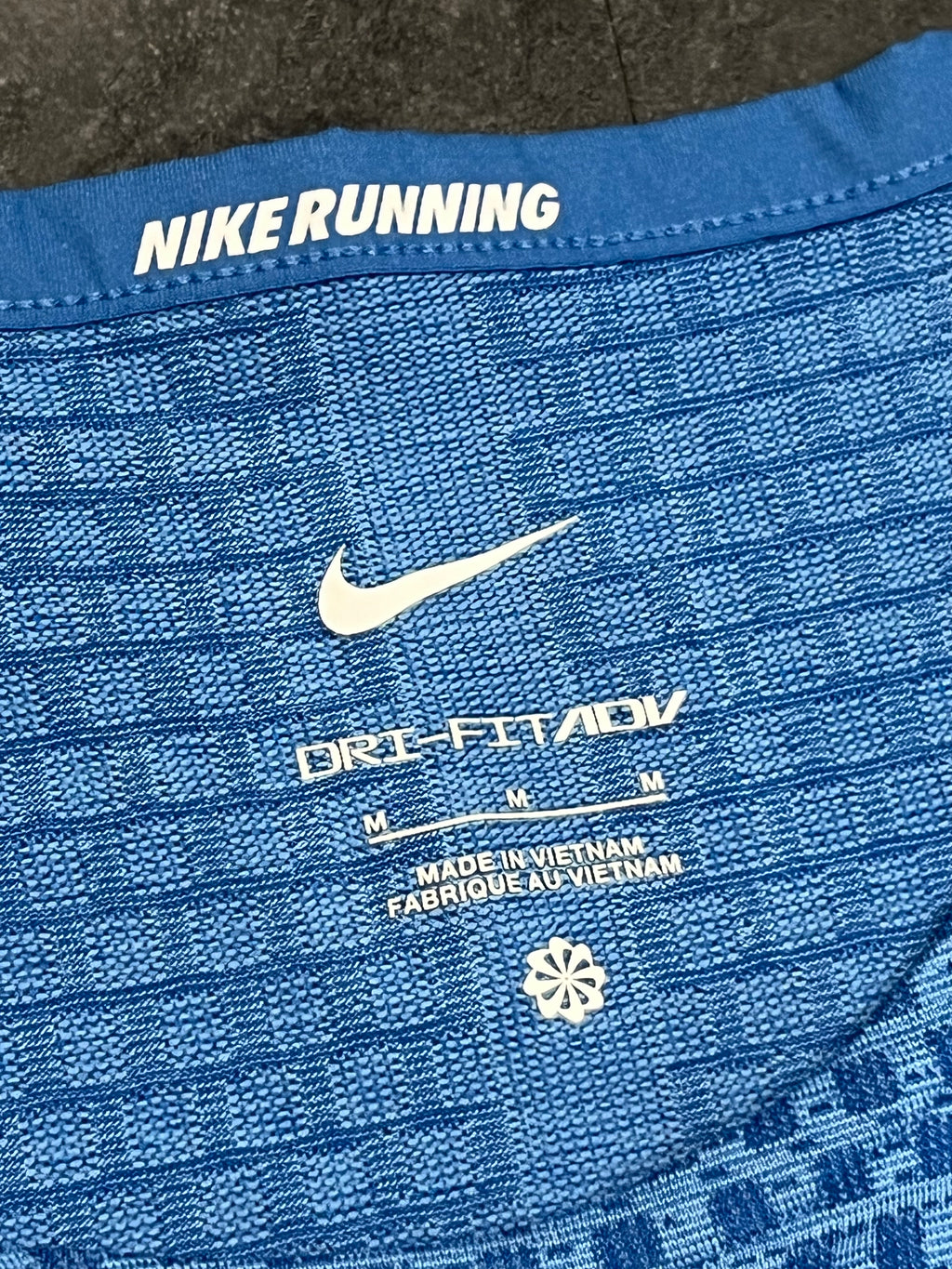 Blue Nike Dri Fit ADV Running T Shirt ￼