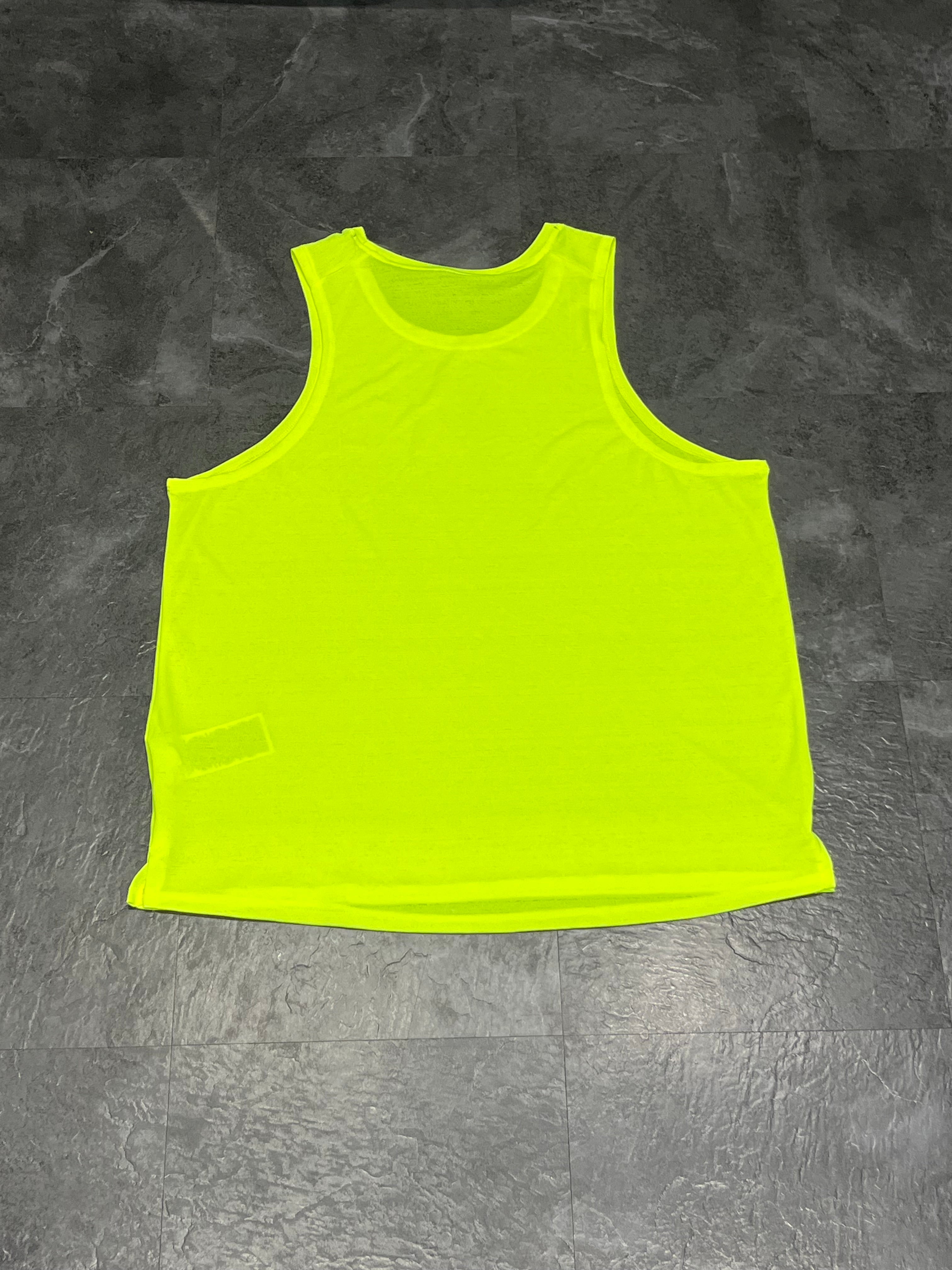Volt Yellow Nike Men’s Dri Fit Miler Running Vest