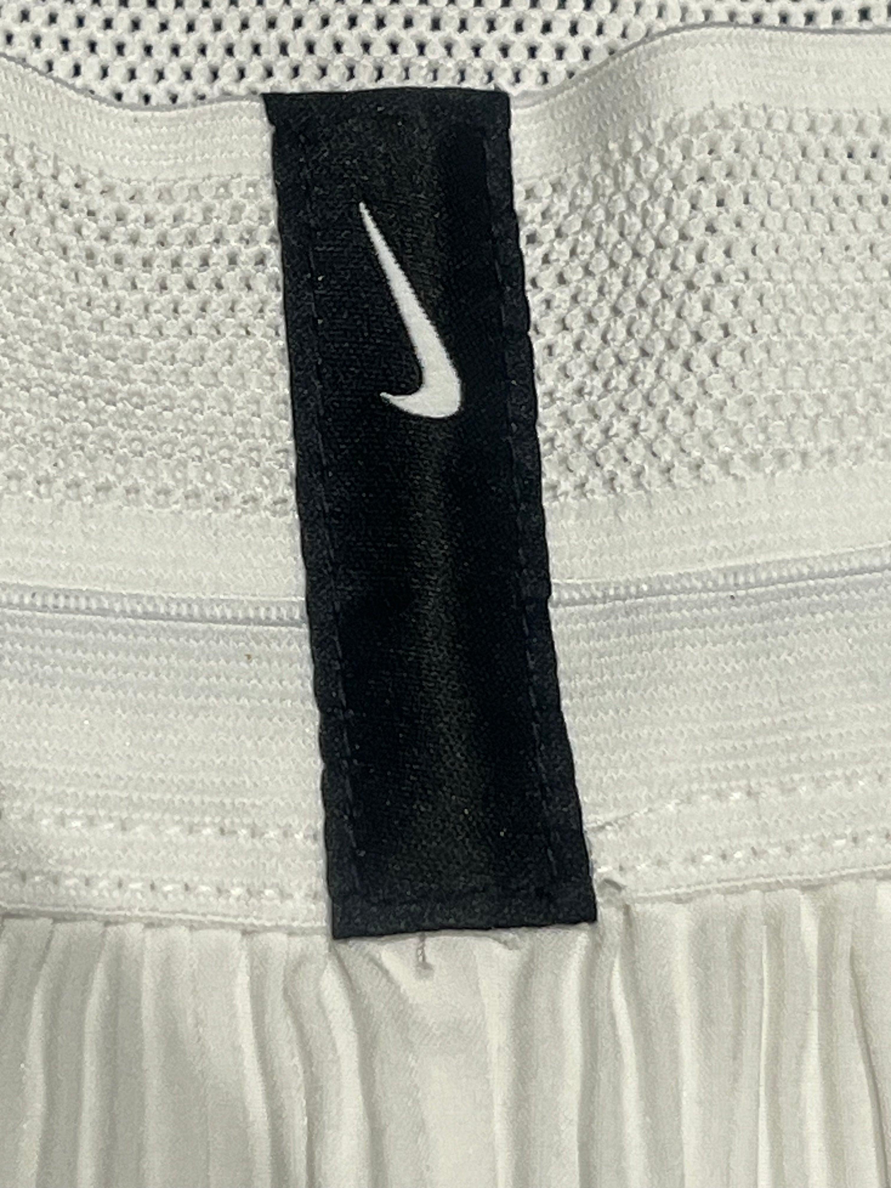 White Nike Women’s Dri Fit ADV Aeroswift 3” Racing Split Shorts