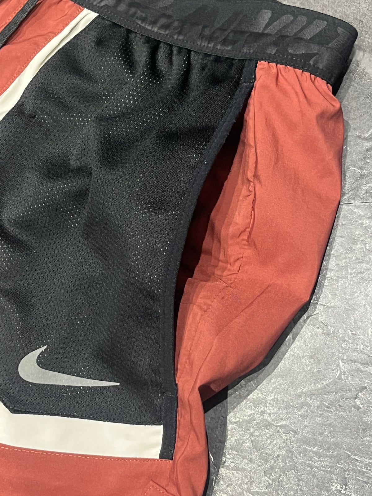 Clay Red/Black Nike Men’s Dri Fit Flex Wild Run 5” Brief Lined Running Shorts