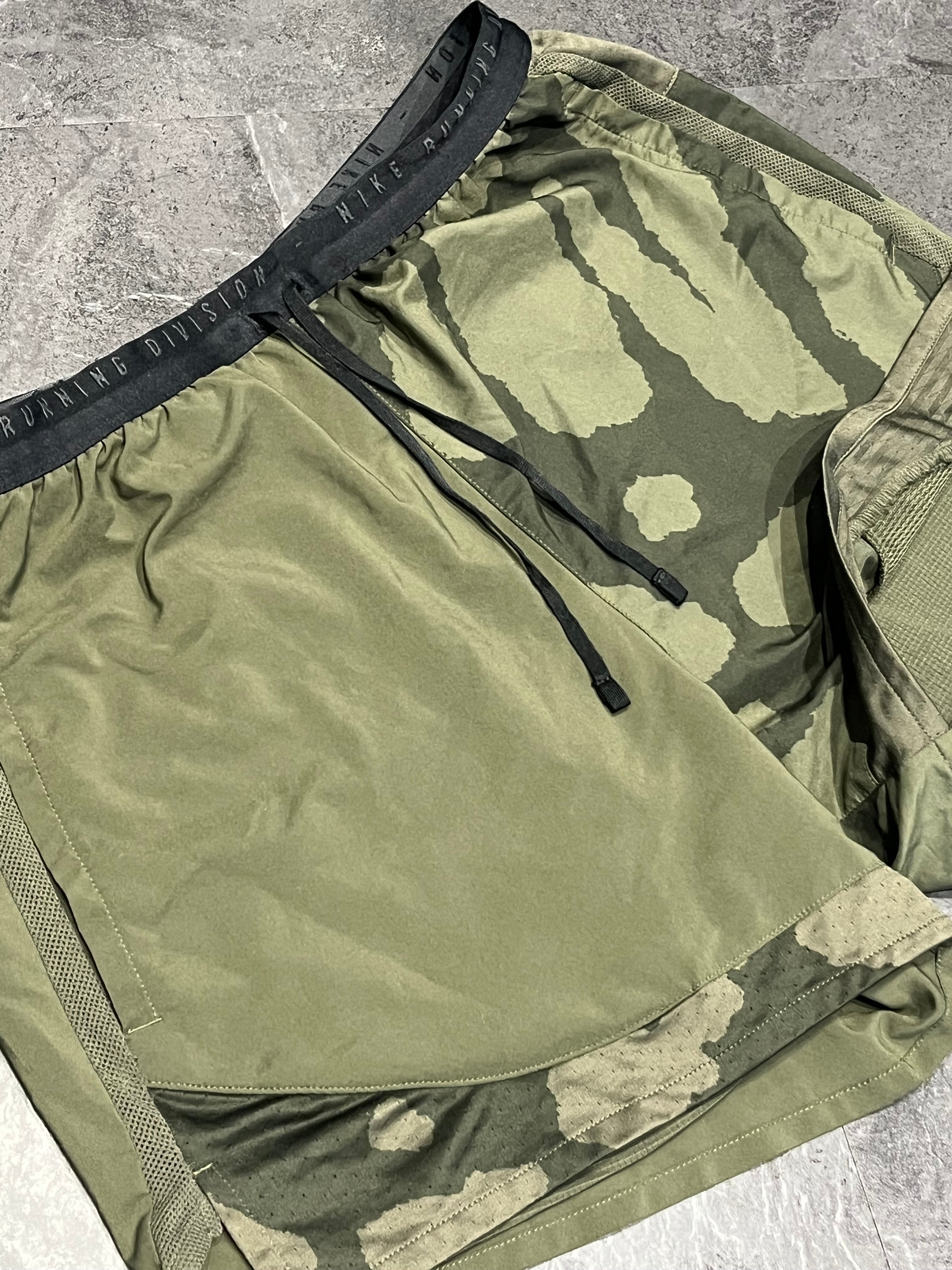 Green Nike Men’s Dri Fit Running Division 2in1 Running Shorts