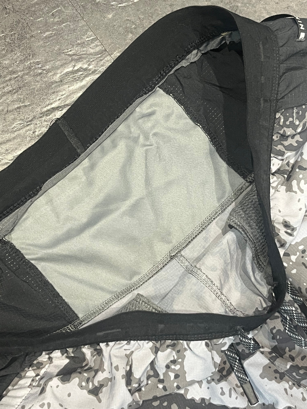 Iron Grey/Black Nike Men’s Dri Fit Trail 7” Brief Lined Running Shorts