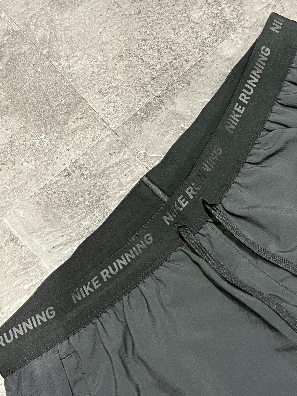 Black Nike Men’s Dri Fit Stride 5” Brief Lined Running Shorts