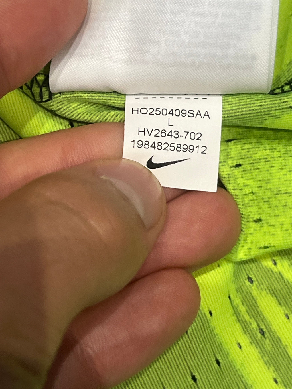 Volt Nike Men’s Dri Fit ADV Aeroswift Racing Singlet