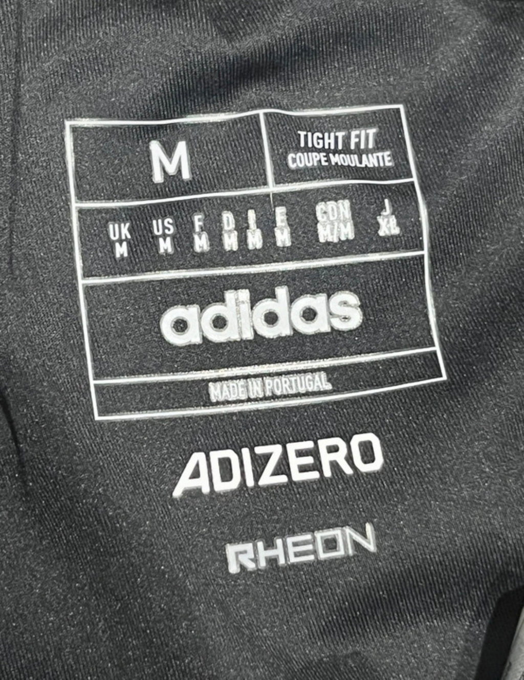Black Adidas Adizero Men’s Rheon Control Racing 1/2 Tights