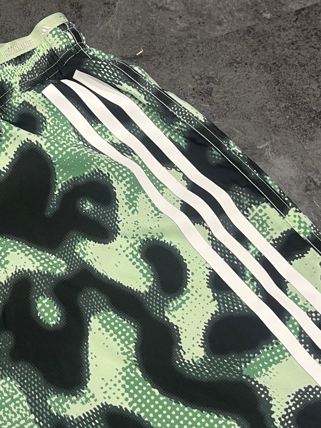 Striking Green Adidas Men’s Aeroready Own The Run 7” Brief Lined Running Shorts