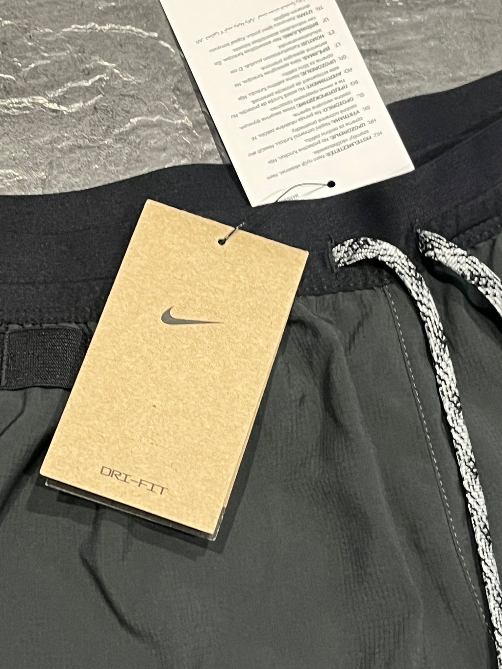 Black Nike Men’s Dri Fit Trail 5” Brief Lined Running Shorts