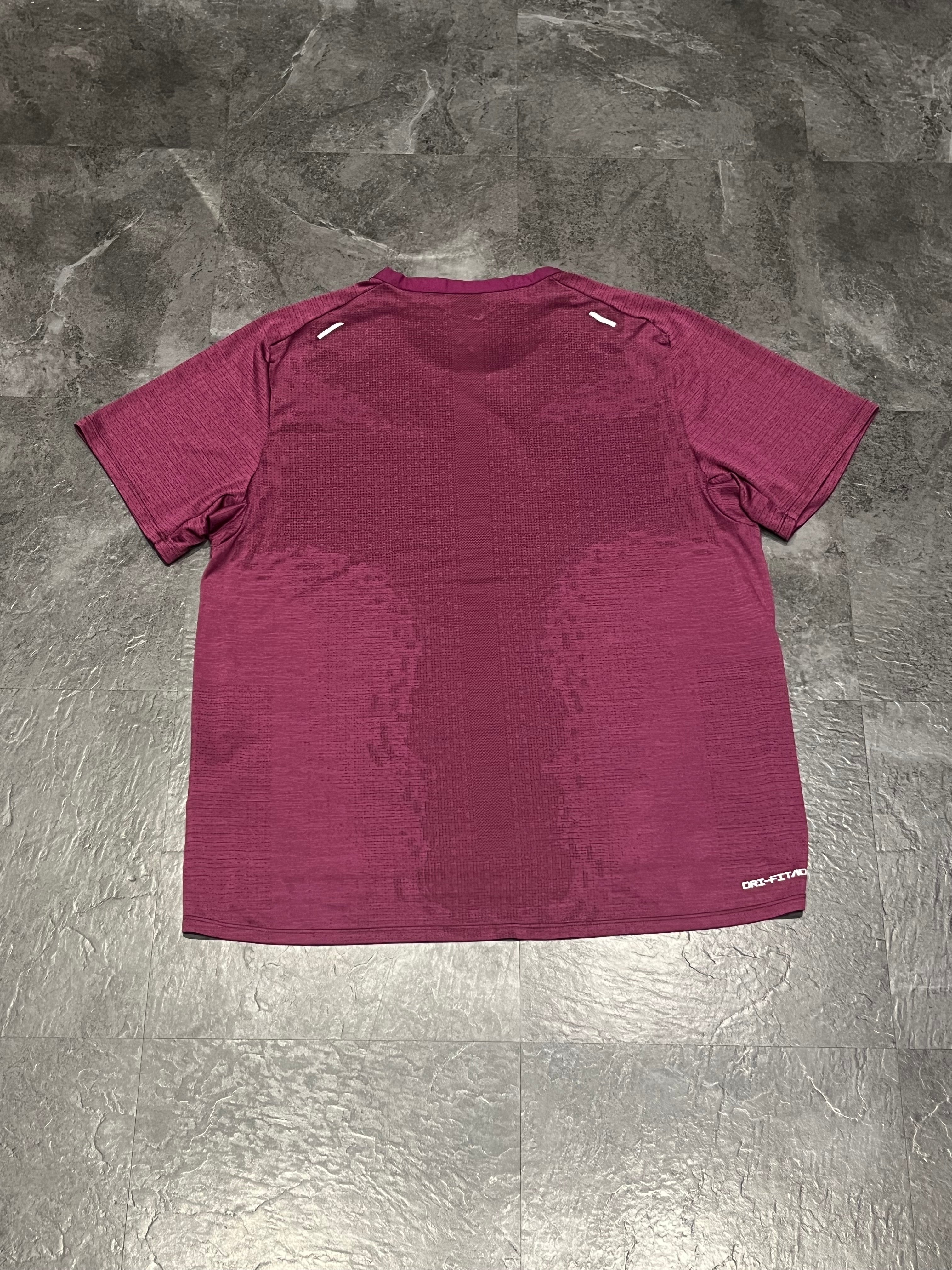 Plum Nike Men’s Dri Fit ADV Running T Shirt