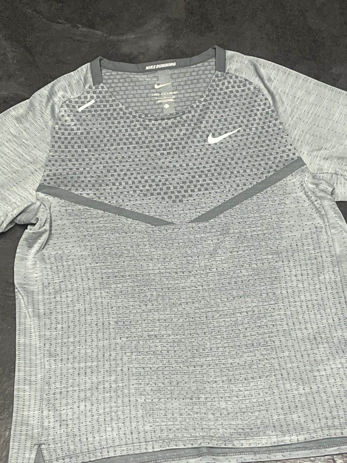 Grey Nike Men’s Dri Fit ADV Running T Shirt