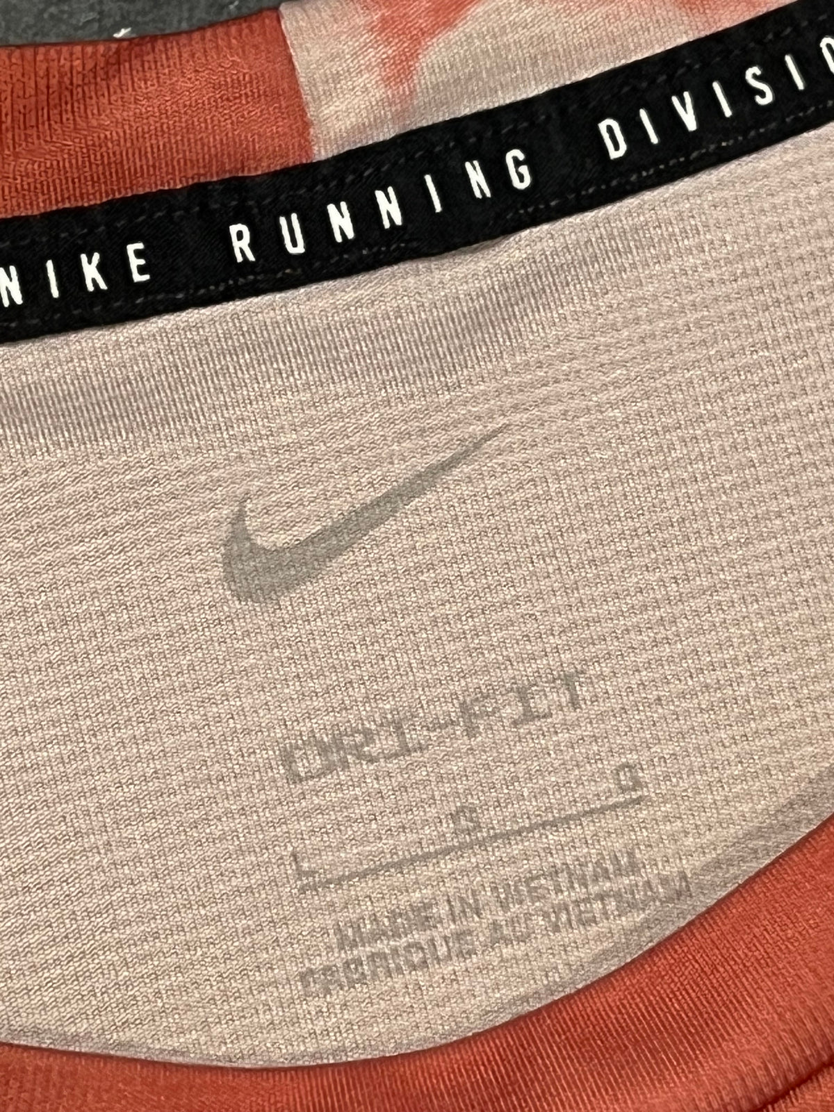 Coral Nike Men’s Dri Fit Running Division T Shirt