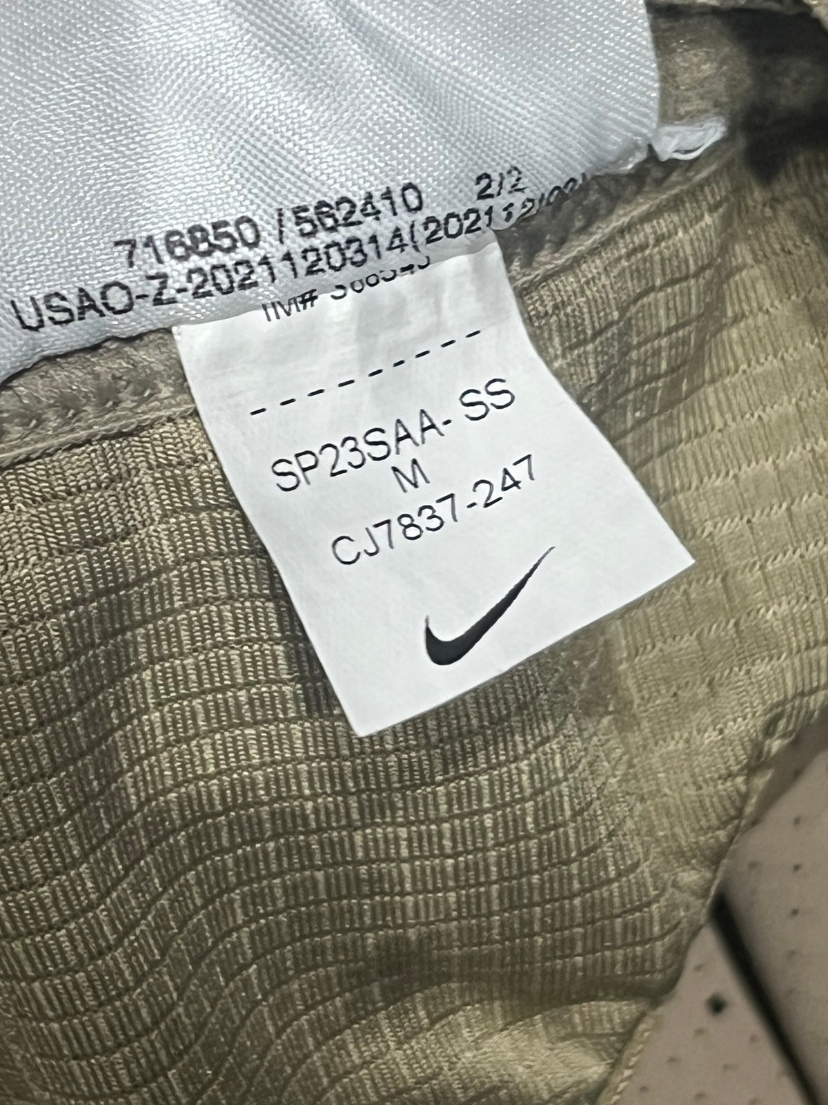Beige Nike Men’s Dri Fit ADV Aeroswift 2” Racing Split Shorts