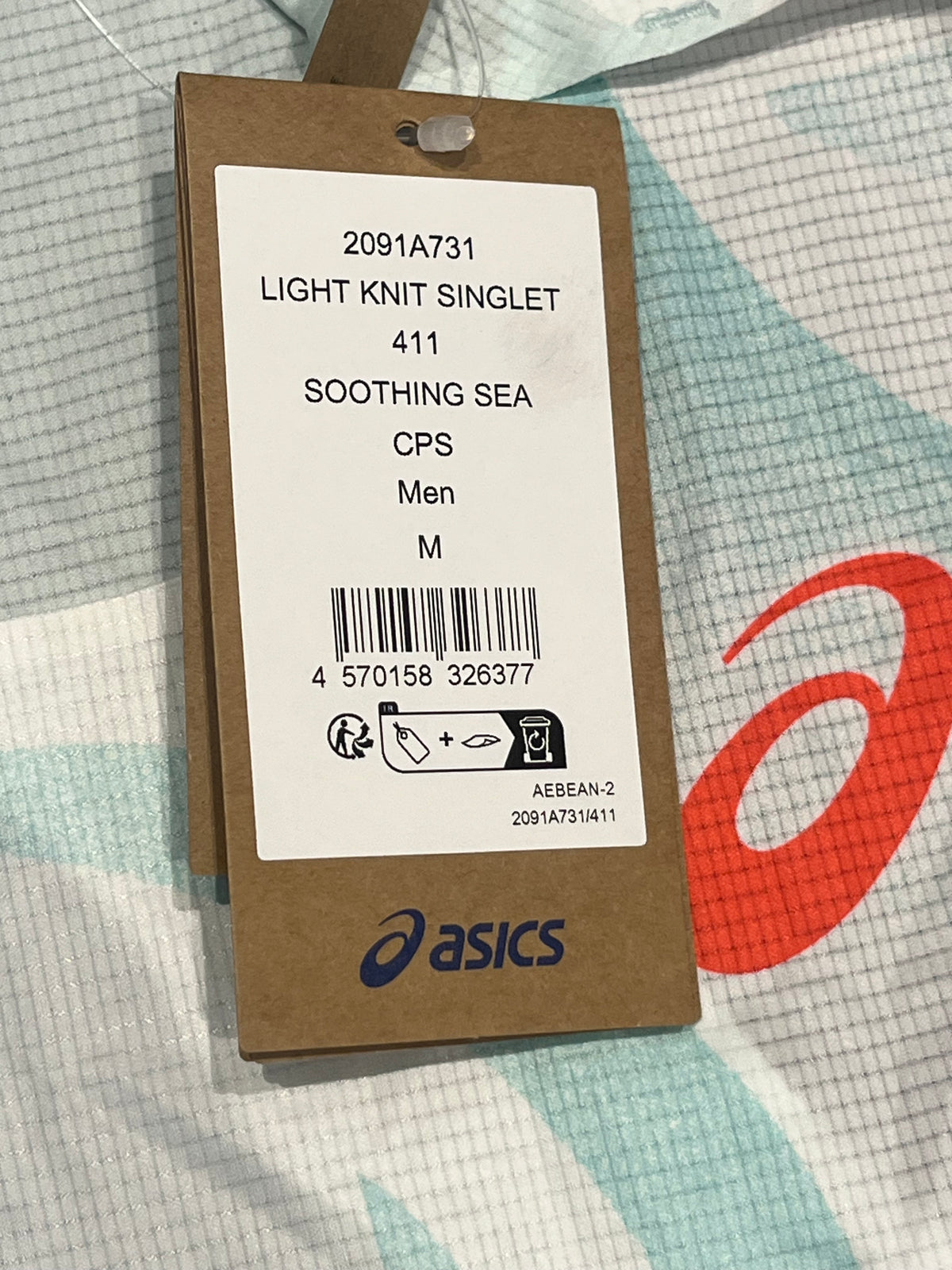 Soothing Sea Asics Men’s Pro Elite Racing Singlet