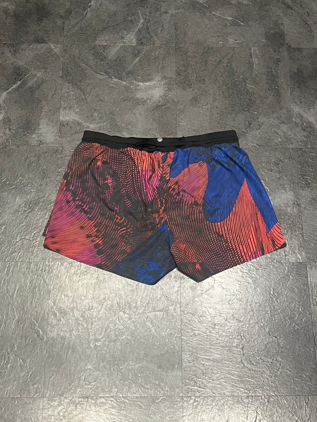 Red & Blue Adidas Adizero Men’s 3” Brief Lined Racing Split Shorts