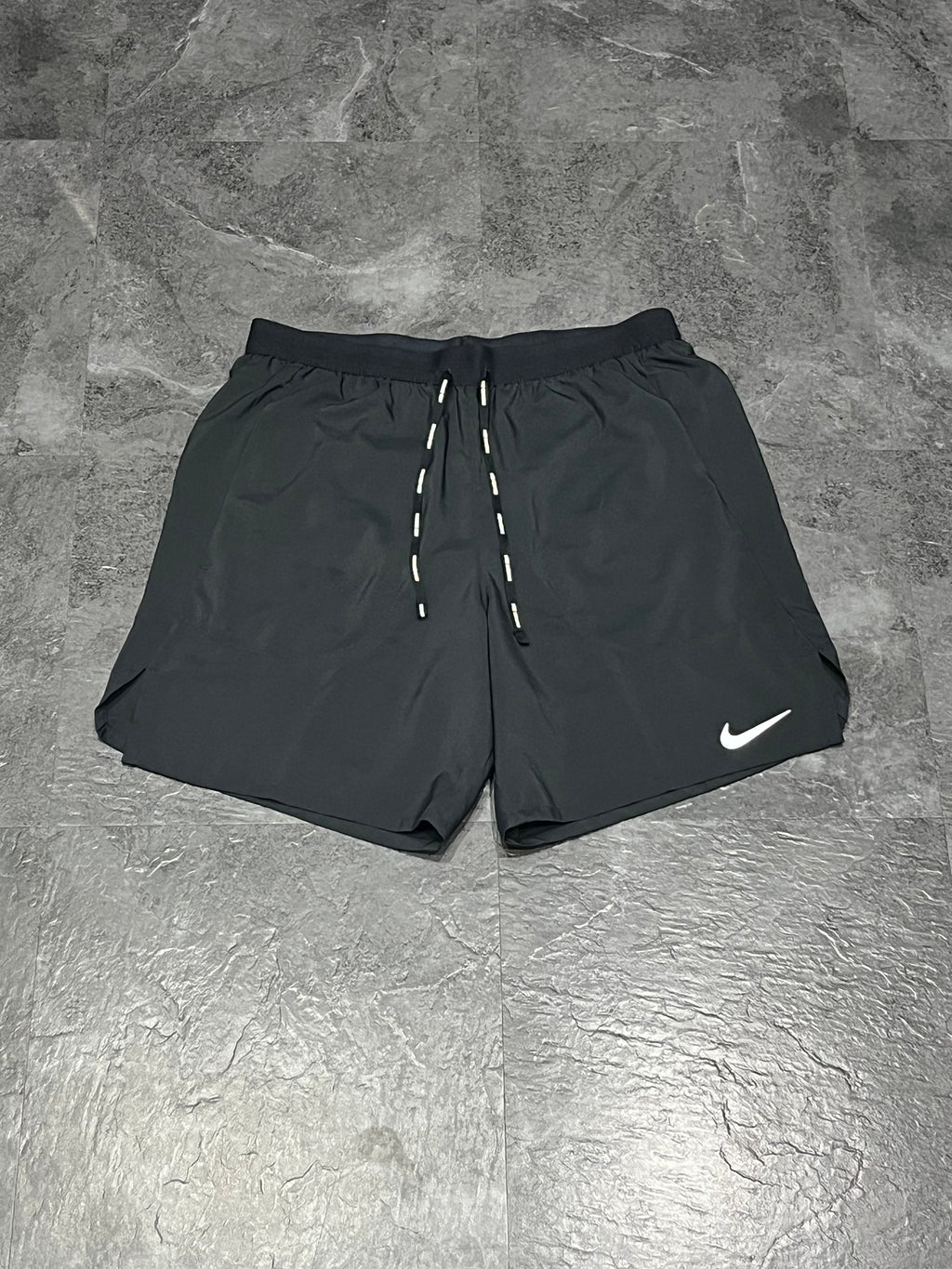 Black Nike Men’s Dri Fit Flex Stride 7” Brief Lined Running Shorts