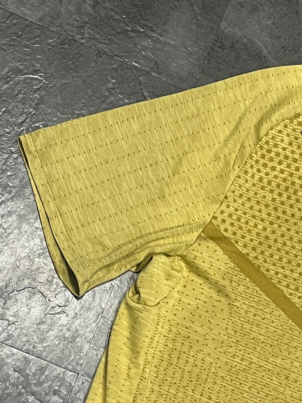Gold Yellow Nike Men’s Dri Fit ADV Running T Shirt
