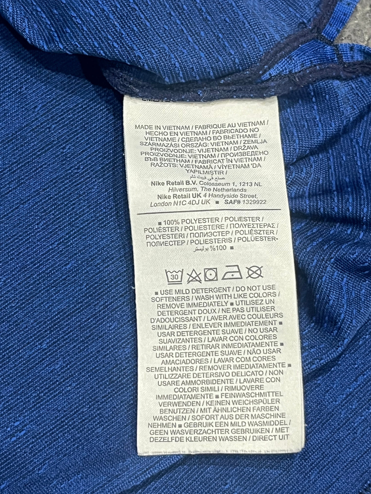 Royal Blue Nike Men’s Dri Fit ADV T Shirt
