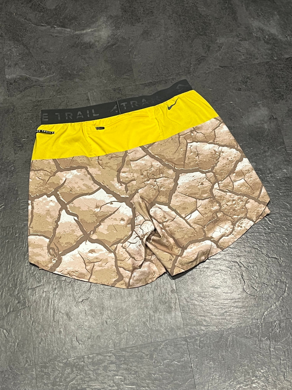 “Cracked Earth” Nike Men’s Dri Fit Trail 7” Brief Lined Running Shorts