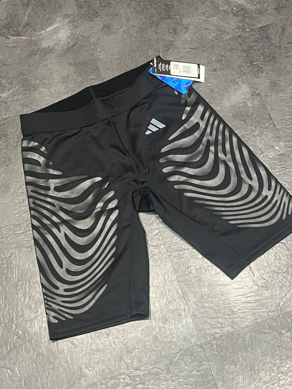 Black Adidas Men’s Adizero Rheon Racing 1/2 Tights