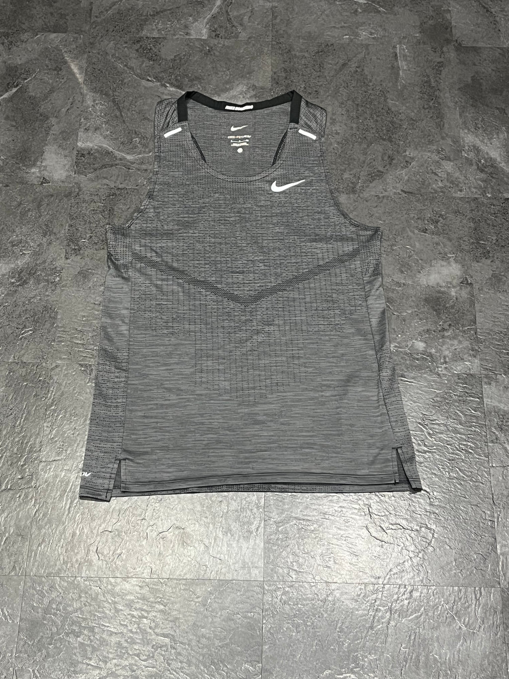 Grey Nike Men’s Dri Fit ADV Running Singlet