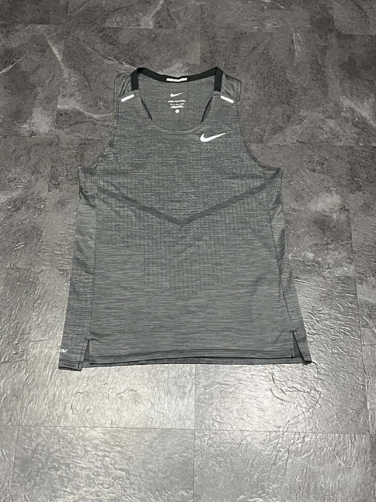 Grey Nike Men’s Dri Fit ADV Running Singlet