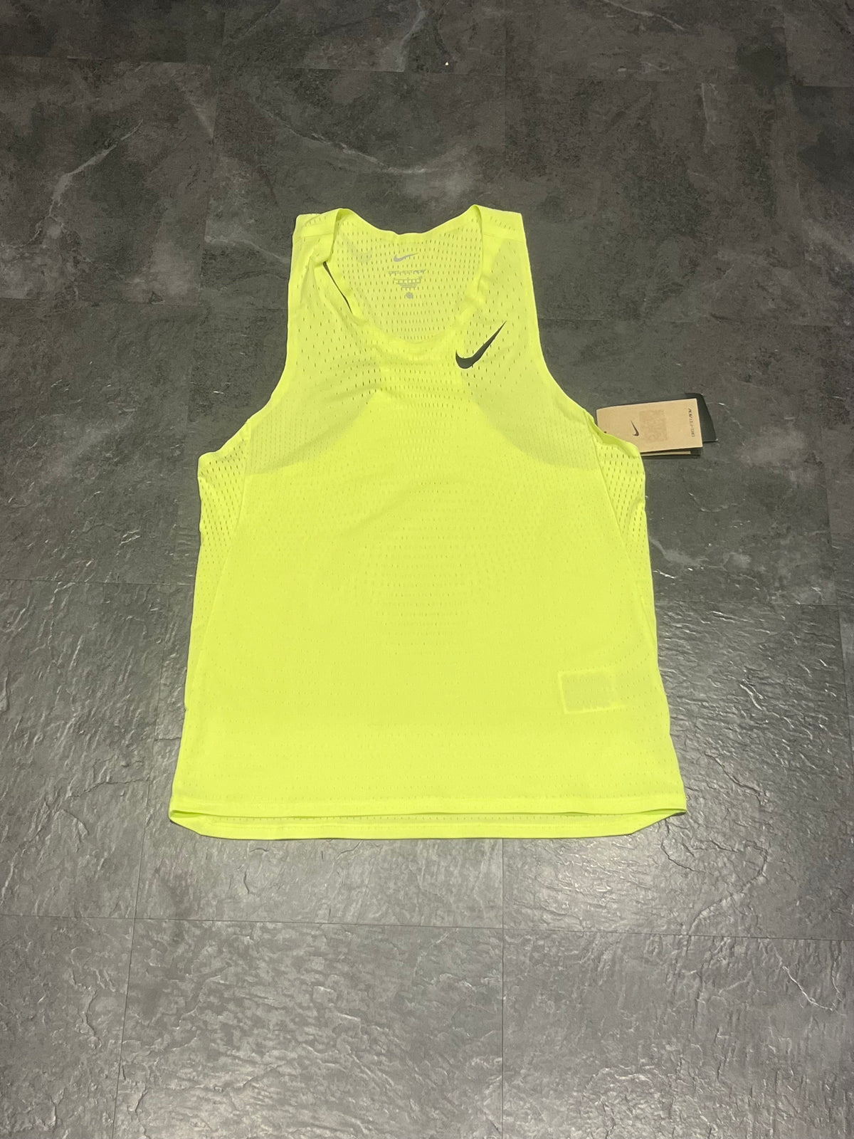 Yellow/Black Nike Men’s Dri Fit ADV Aeroswift Racing Singlet