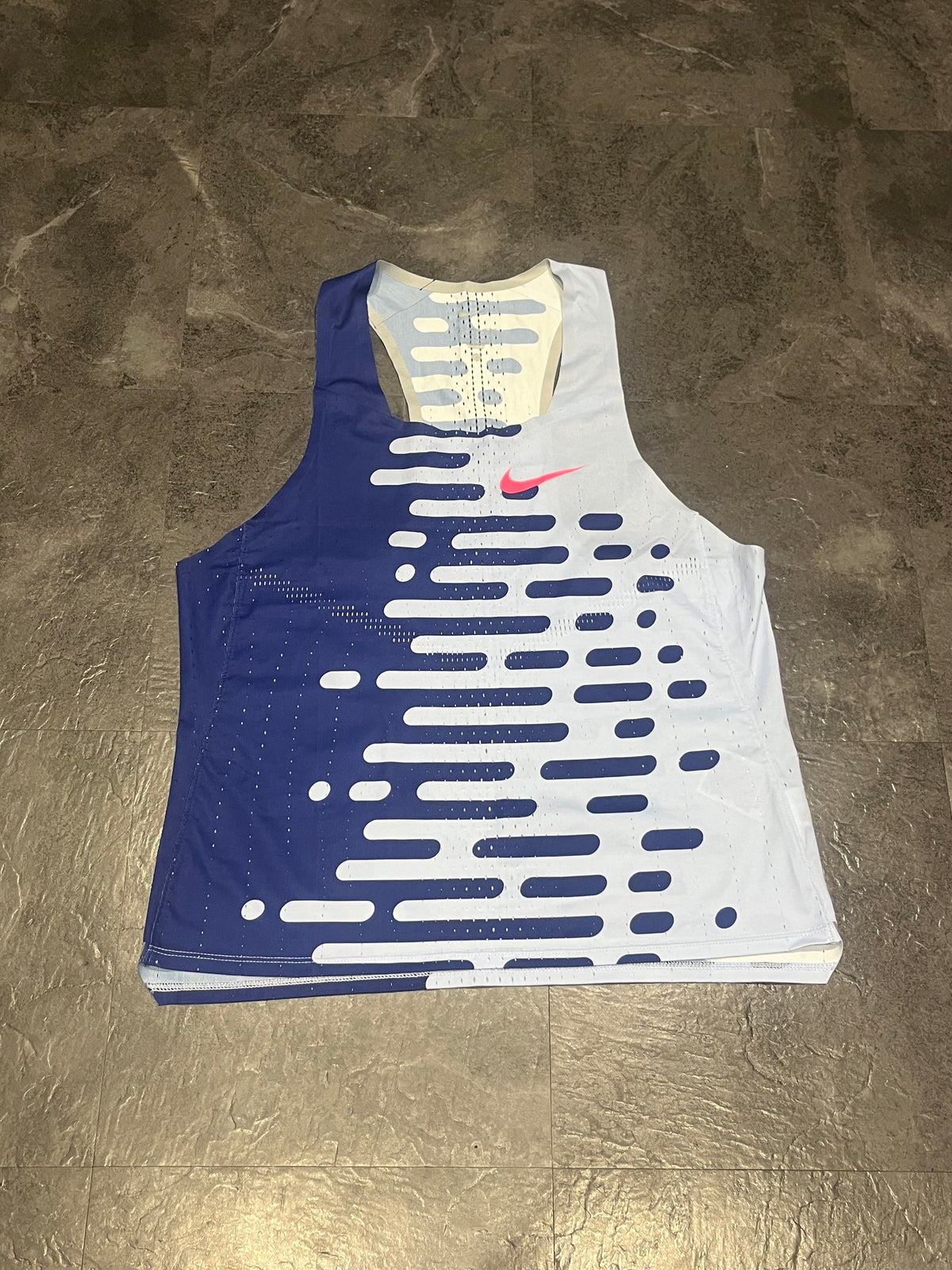 Blue Nike Men’s Dri Fit ADV AeroSwift 2023 Pro Elite Racing Singlet