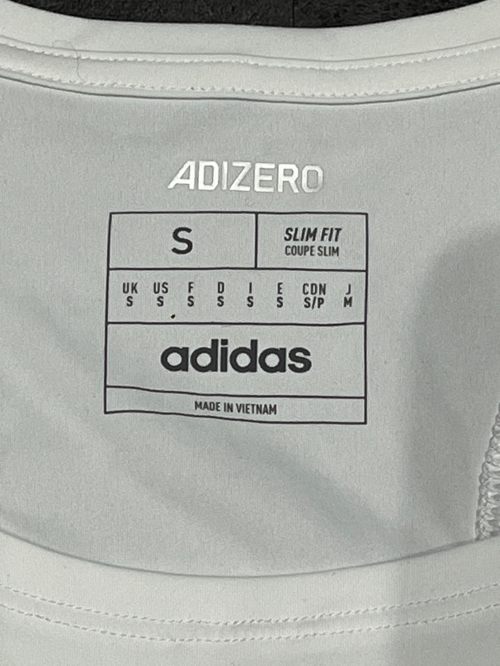 White Adidas Adizero Men’s Racing Singlet