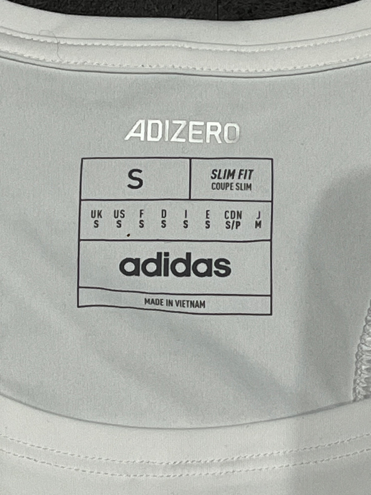 White Adidas Adizero Men’s Racing Singlet