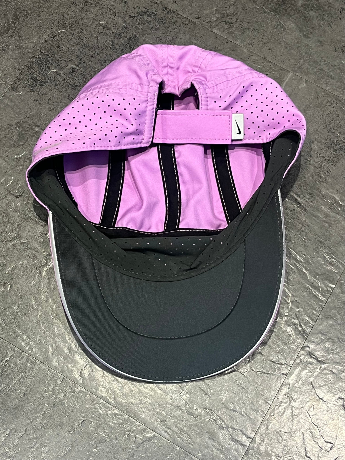 Purple Nike Dri Fit ADV Fly Running Cap - Unisex