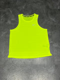 Volt Yellow Nike Men’s Dri Fit Miler Running Vest