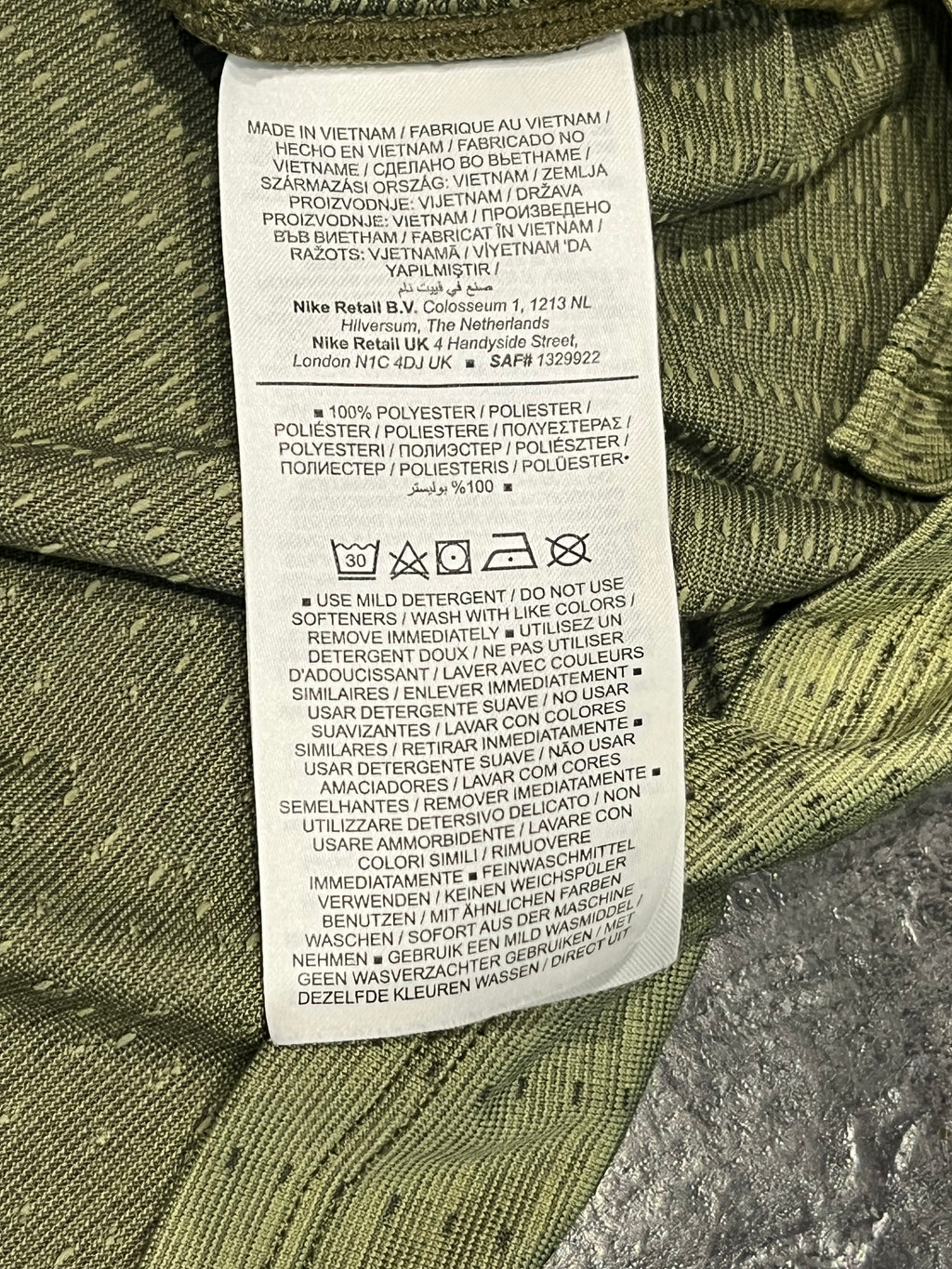 Green Nike Men’s Dri Fit ADV Running T Shirt