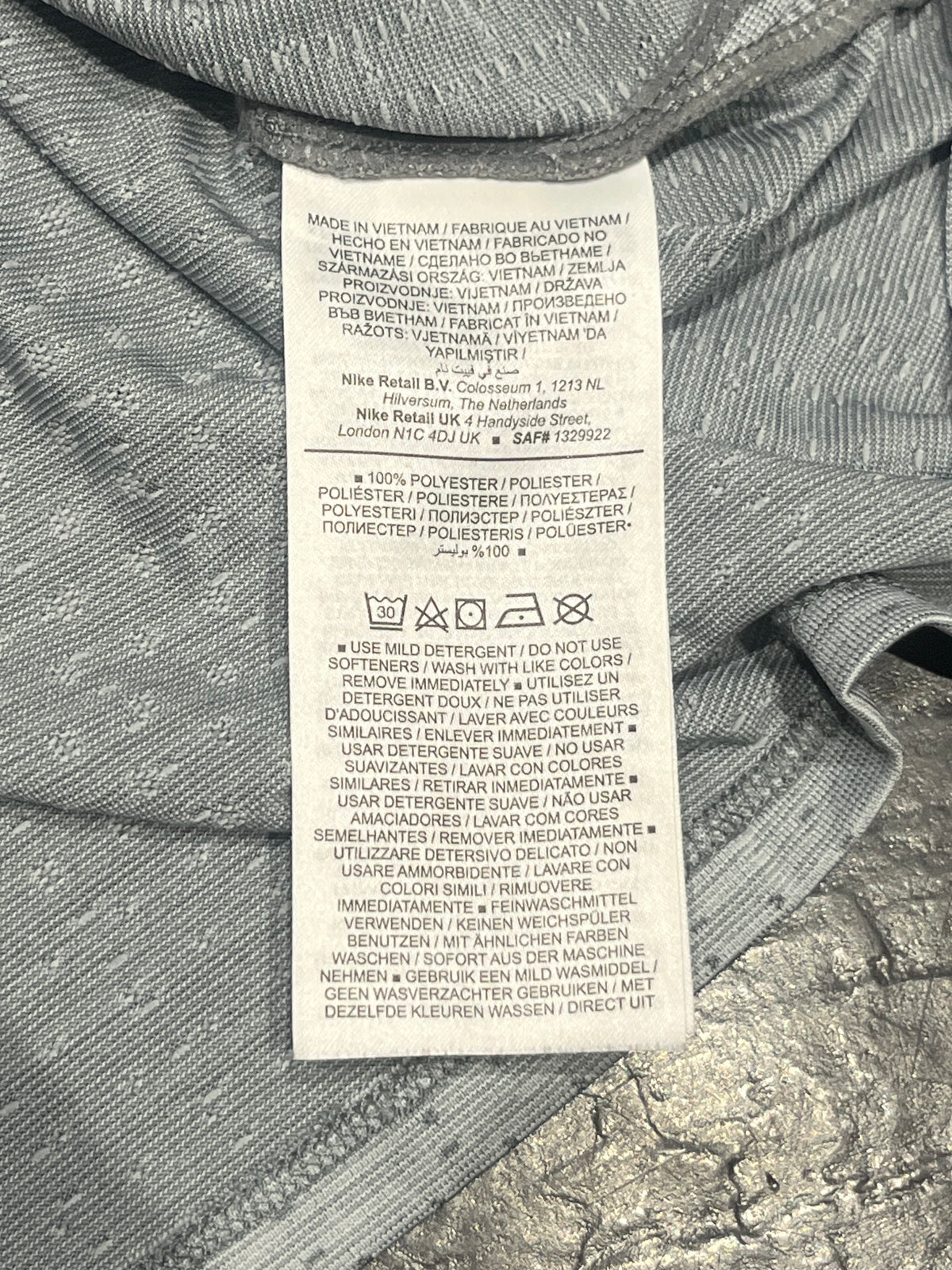 Grey Nike Men’s Dri Fit ADV Running T Shirt