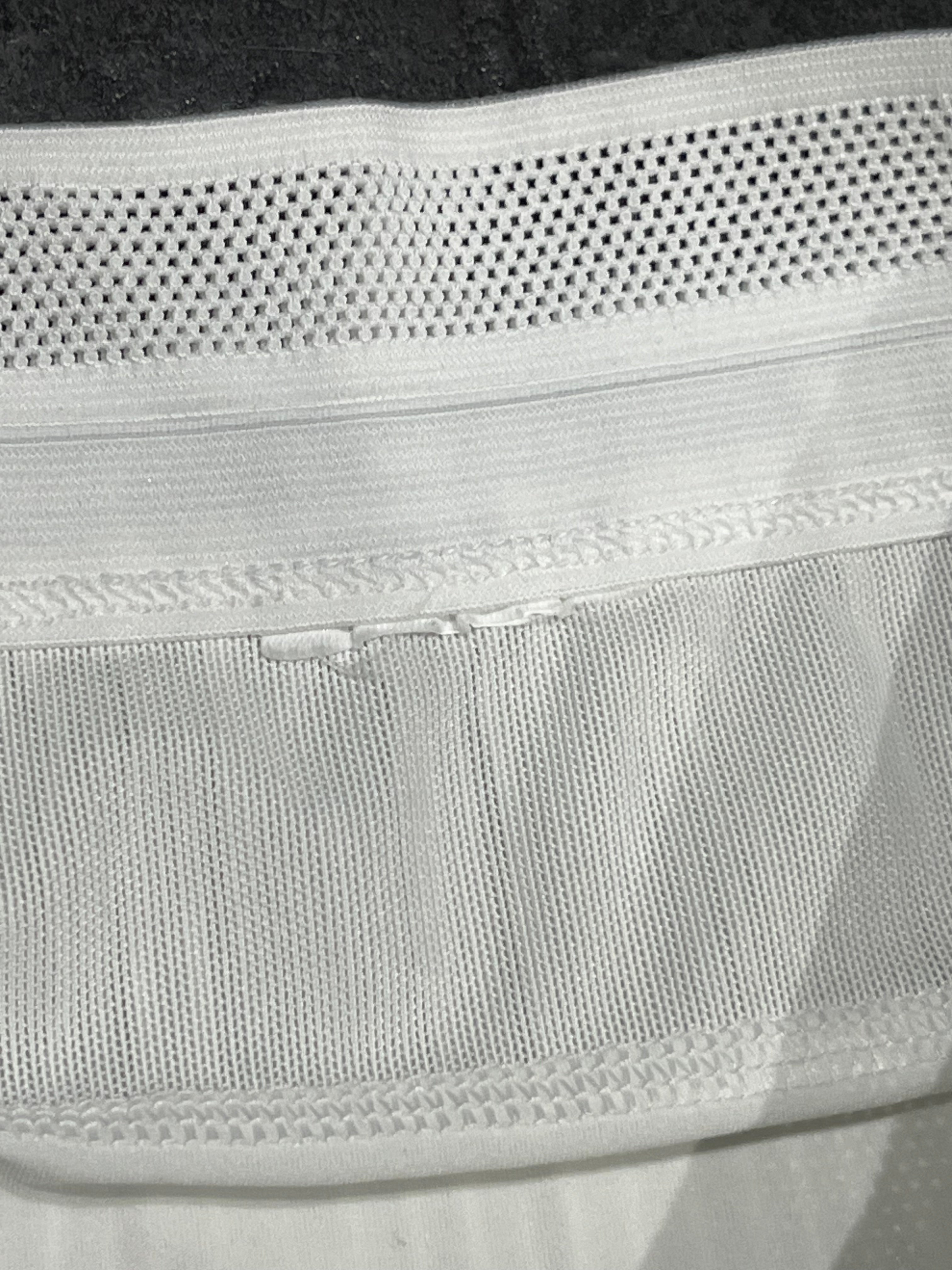 White Nike Women’s Dri Fit ADV AeroSwift Racing Split Shorts