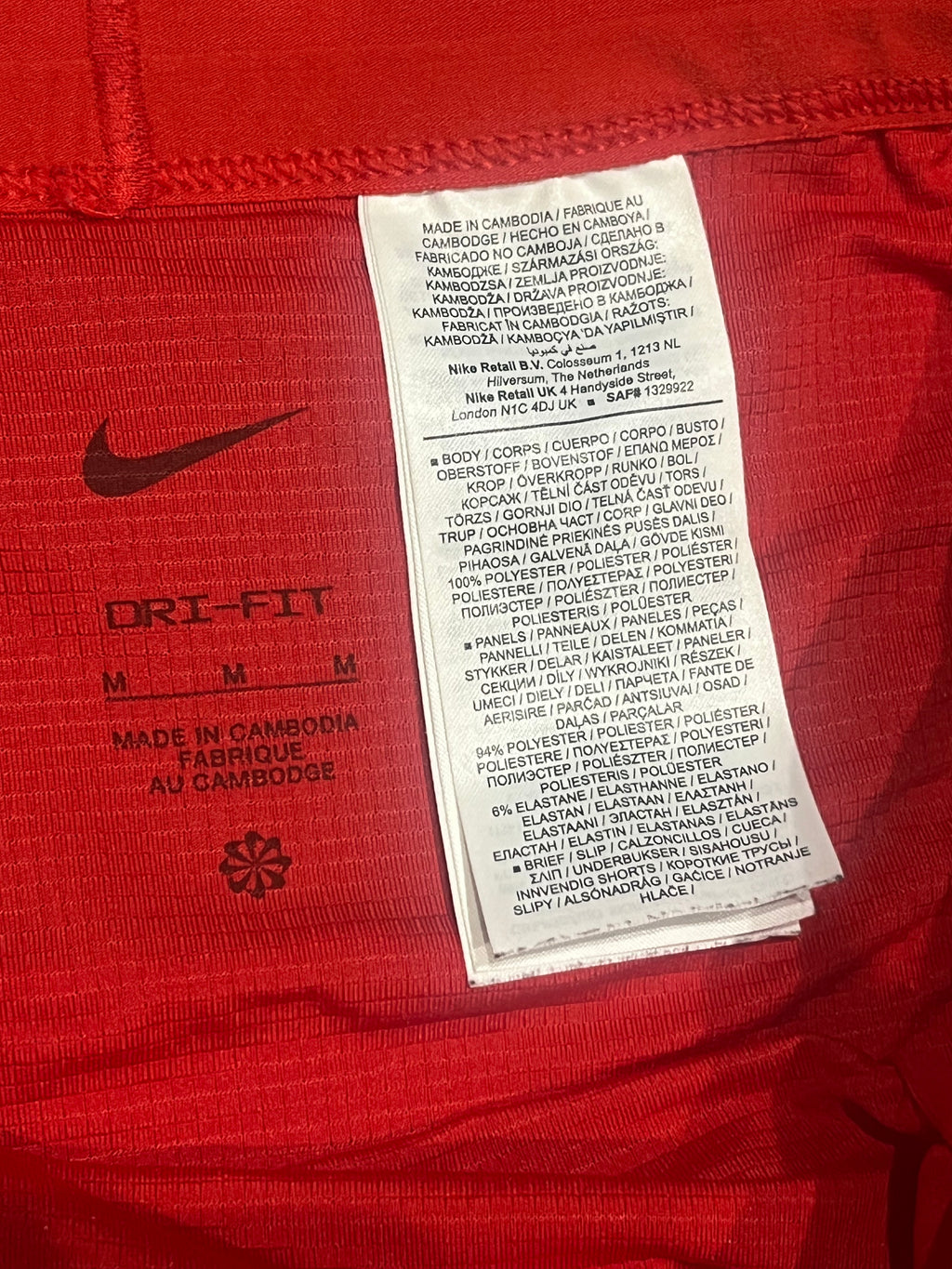 Red Nike Men’s Dri Fit Flex Stride 7” Brief Lined Running Shorts