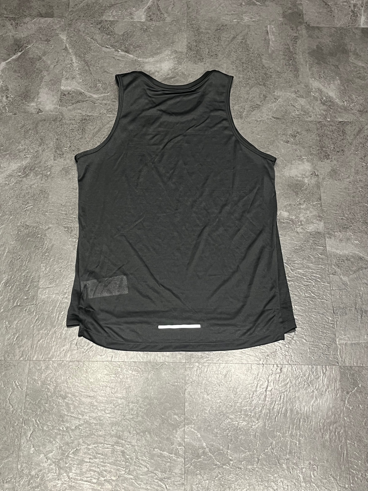 Black Nike Men’s Dri Fit Miler Running Singlet