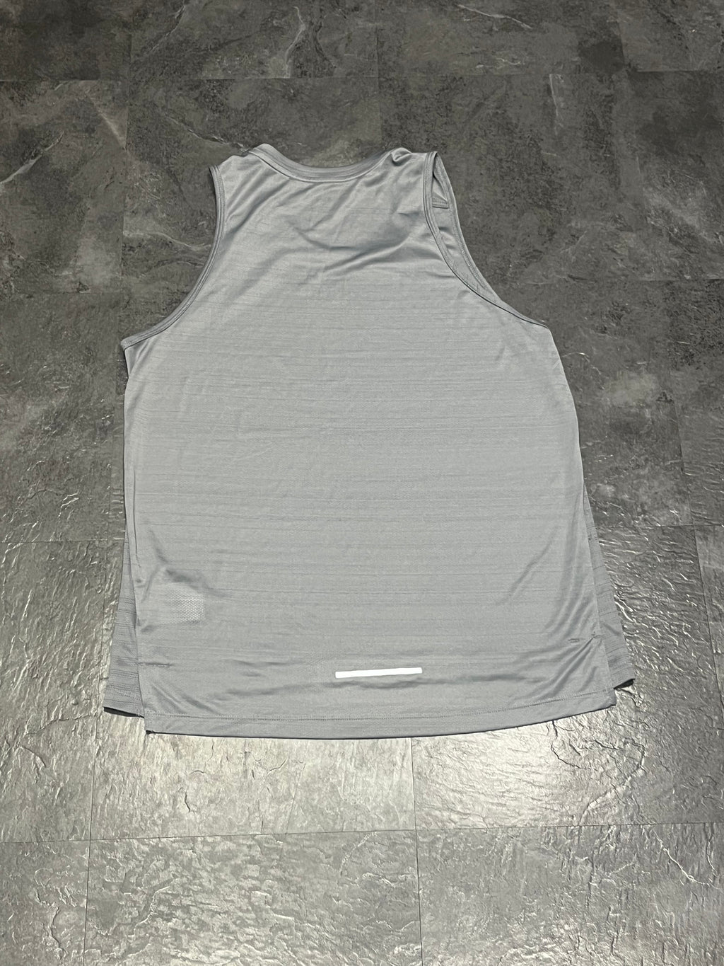 Grey Nike Men’s Dri Fit Miler Running Vest