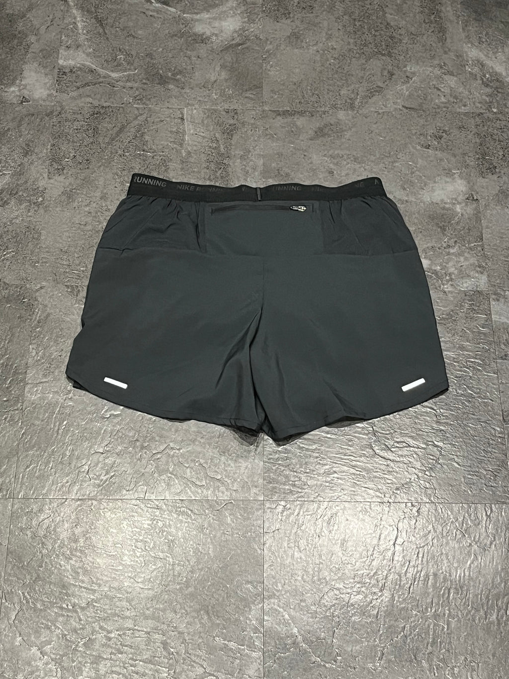 Black Nike Men’s Dri Fit Stride 5” Brief Lined Running Shorts