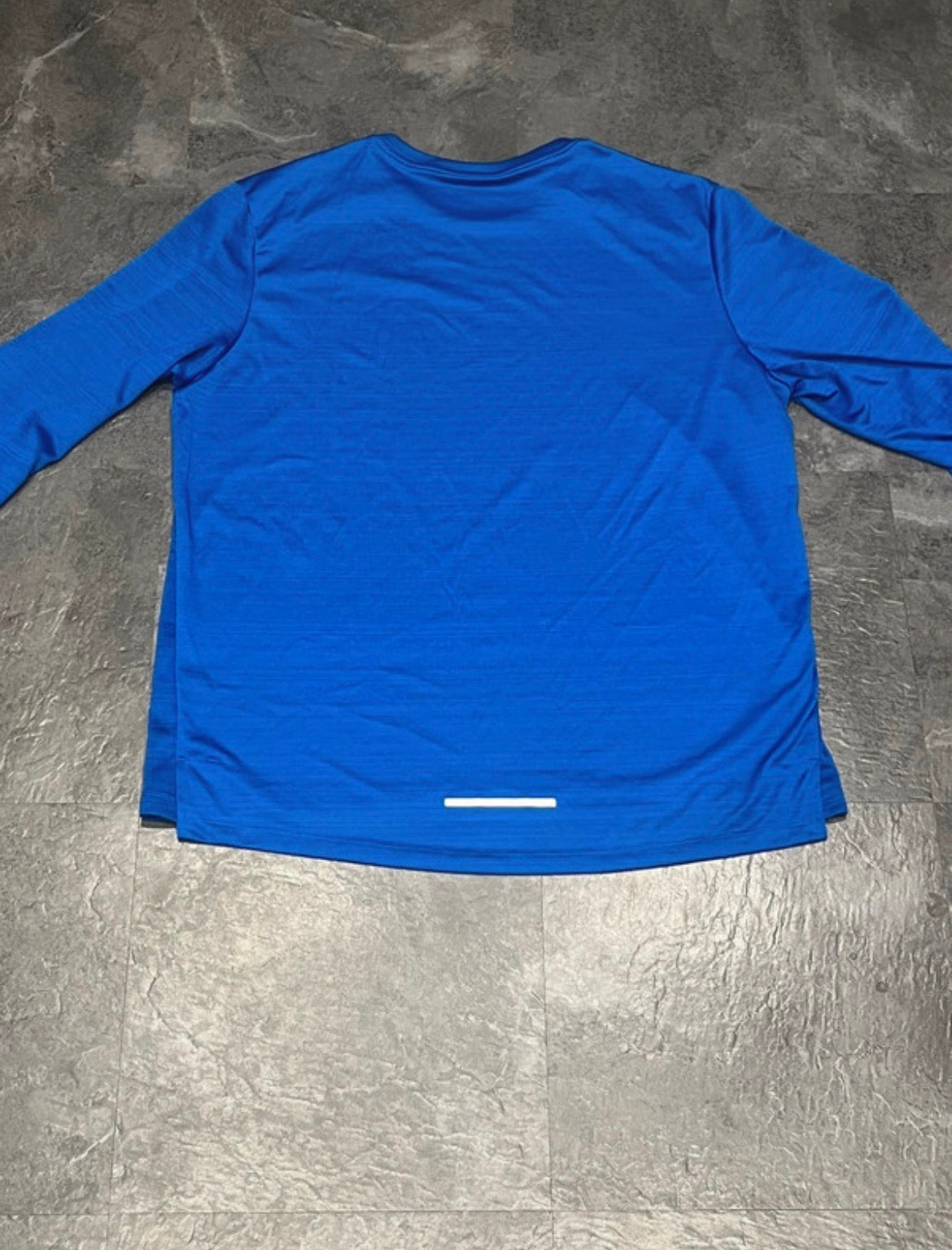 Blue Nike Men’s Dri Fit Miler Long Sleeve Running Top