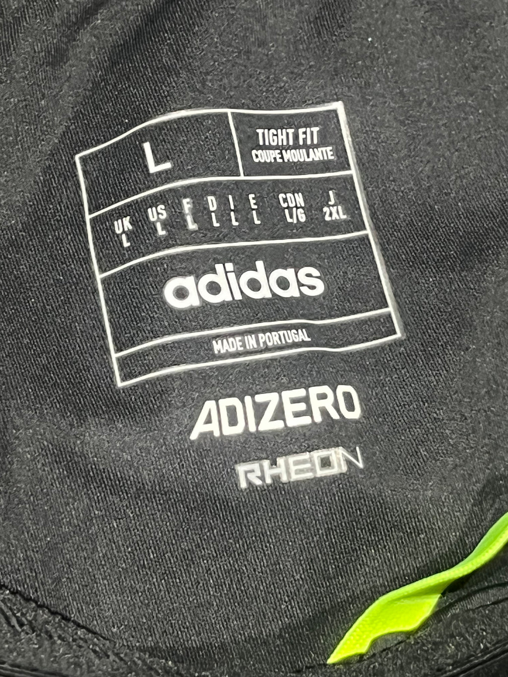 Black & Pink Adidas Adizero Mens Rheon Racing 1/2 Tights
