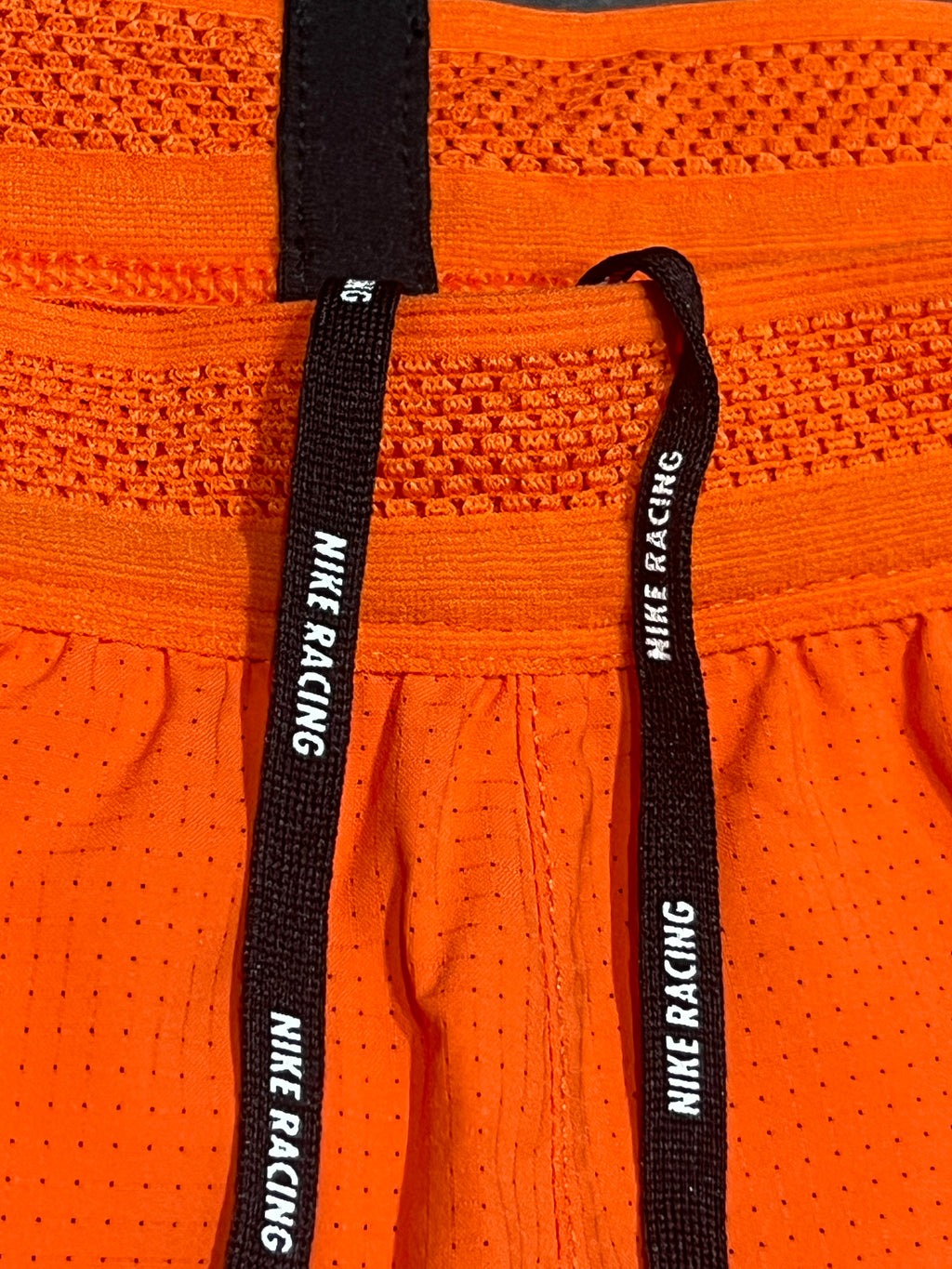 Orange & Ghost Green Nike Men’s Dri Fit ADV Aeroswift 4” Racing Split Shorts