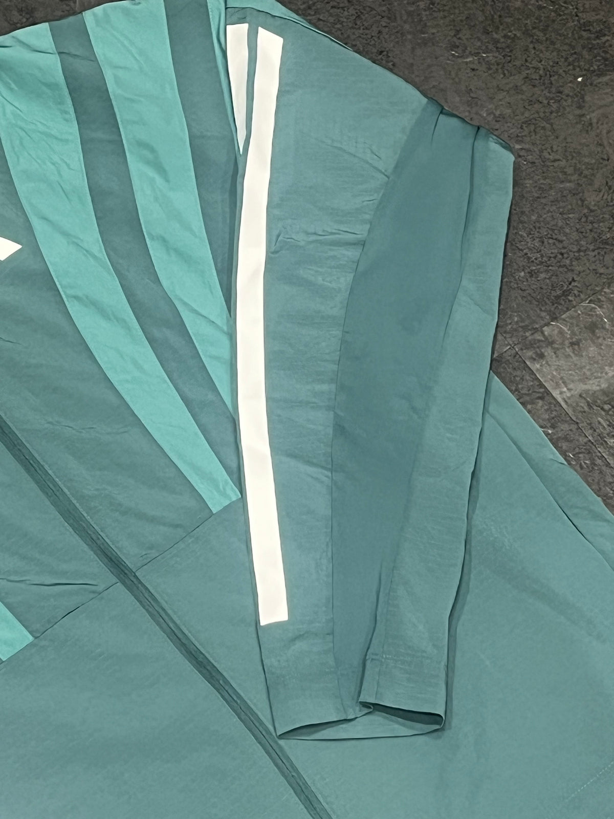 Teal Adidas Adizero Mens Archive Lightweight Running Jacket