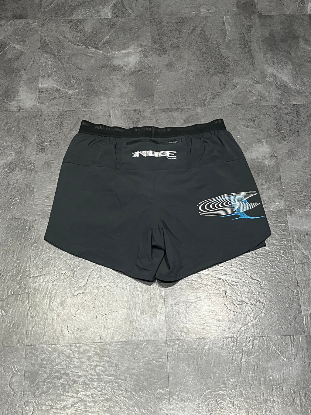Black Nike Men’s Dri Fit Stride Energy 5” Brief Lined Running Shorts
